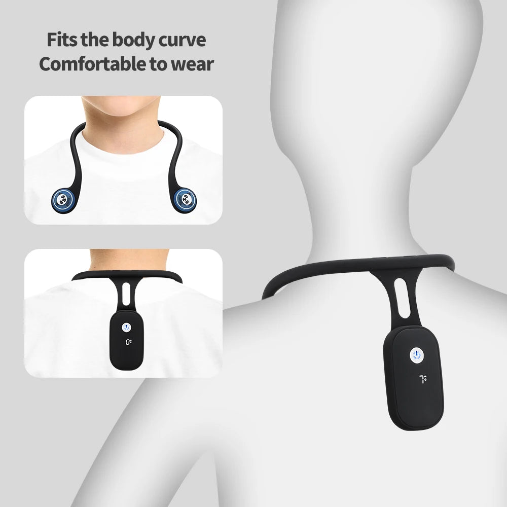 Real-time slouch vibration alert