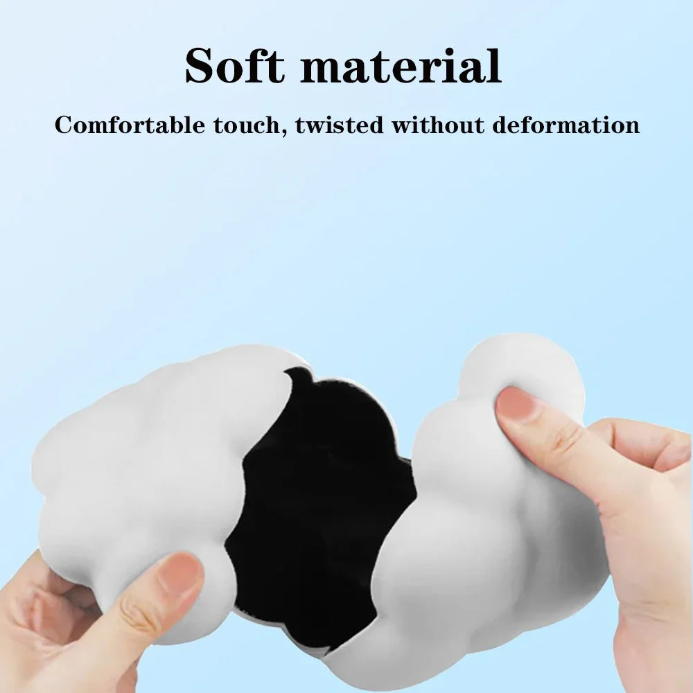 Cloud wrist rest in use